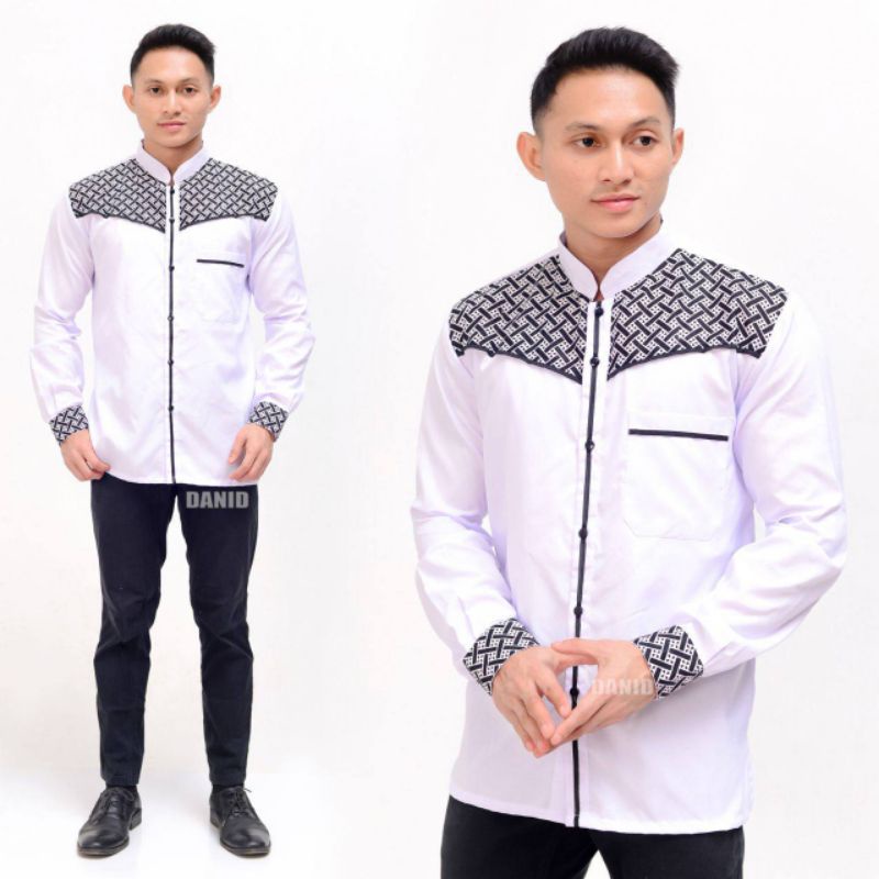 Baju koko pria lengan panjang