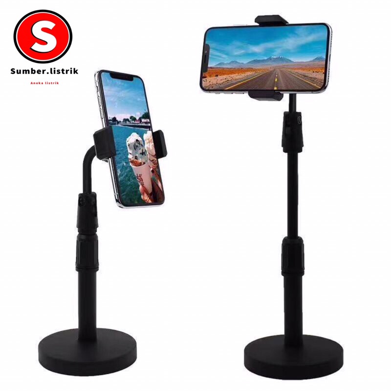 ANEKA HANDPHONE HOLDER STAND HP PUTAR 360 PENYANGGA BROADCASTING DESKTOP