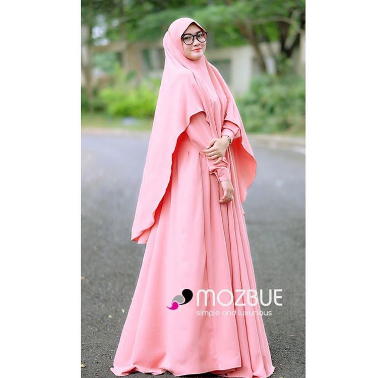 GAMIS SYARI ANNAJAH CAPUCCINO 900GR 110 140 ALLSIZE GAMIS SYARI BUSUI CADAR CREPE HQ POLOS MURAH I.