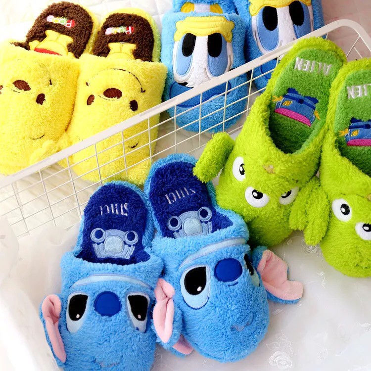 SANDAL RUMAH ALIEN LITTLE GREEN MAN BEBEK DONALD DUCK LILO STITCH WINNIE THE POOH TSUM TSUM