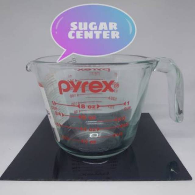 Pyrex Gelas Ukur 8 Oz/Gelas Ukur Pyrex Kapasitas 236 ml