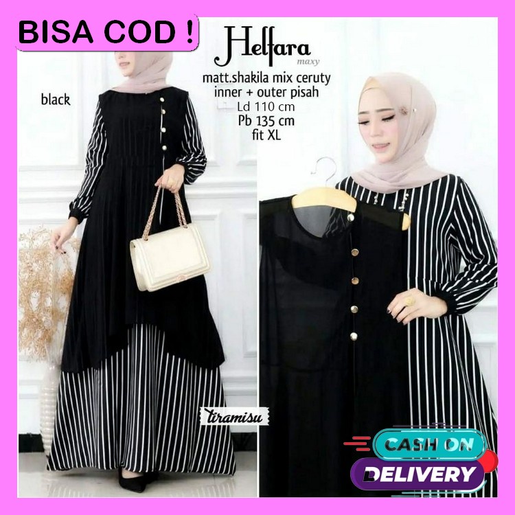 Dres Kekinian Dress Remaja Terbaru Gami Fashion Murah Syari Syar I Syarii Import Bju Ghamis Impor Ba