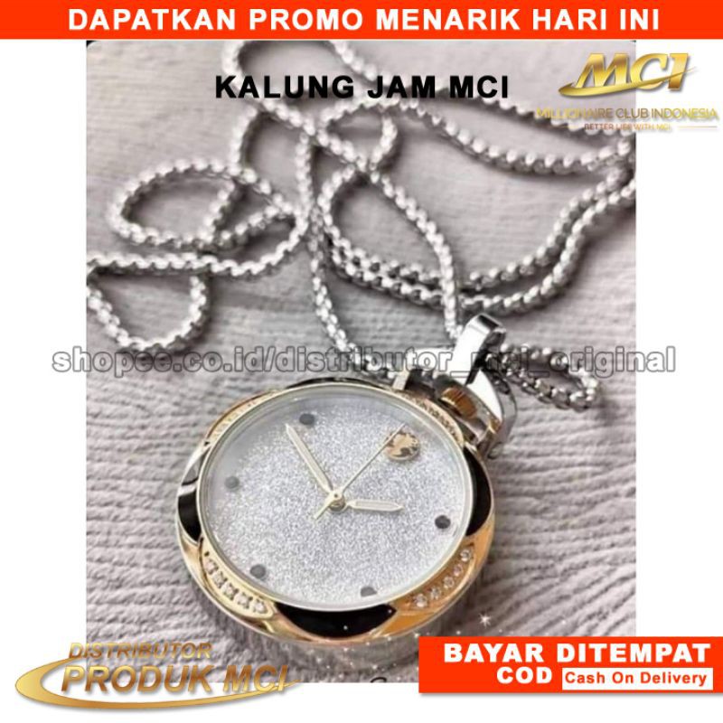 Kalung Mci _ Kalung Jam Mci _ Kalung Kesehatan Mci _ Kalung Jam Anti Air Mci_ Kalung Jam Asli ( COD)