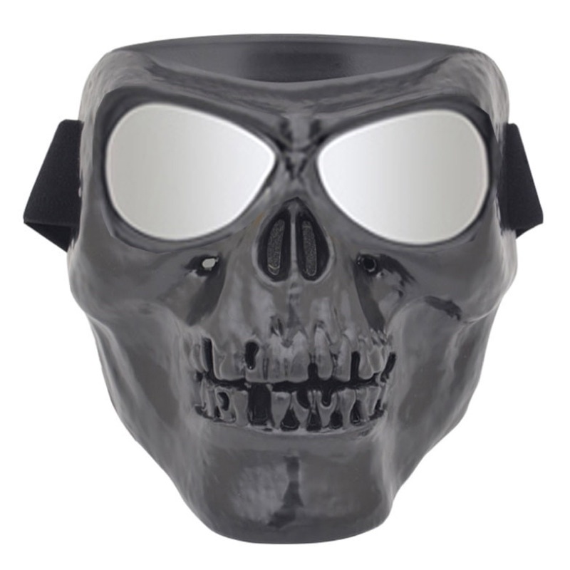 Masker Motor Topeng Airsoft Gun Paintball Full Face Model Tengkorak Skull