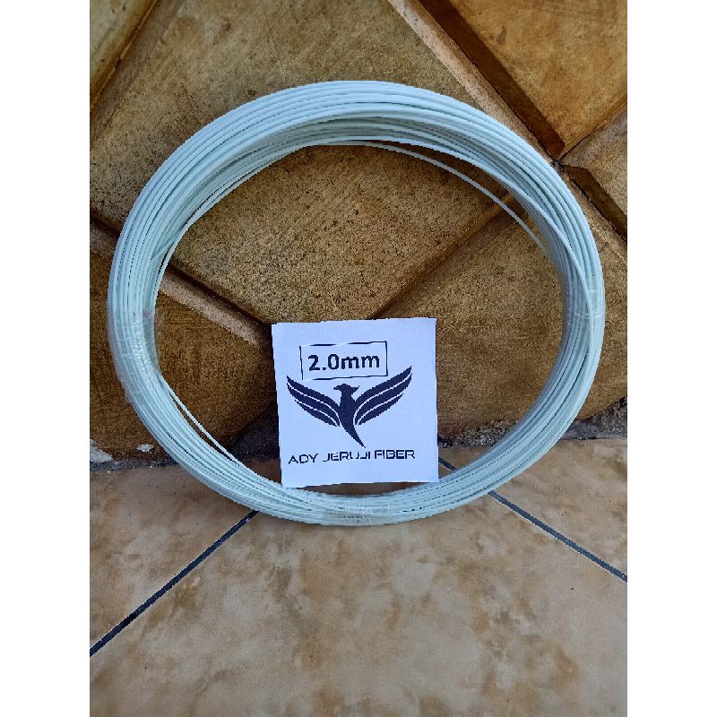 Ruji fiber putih 2.0mm Roll