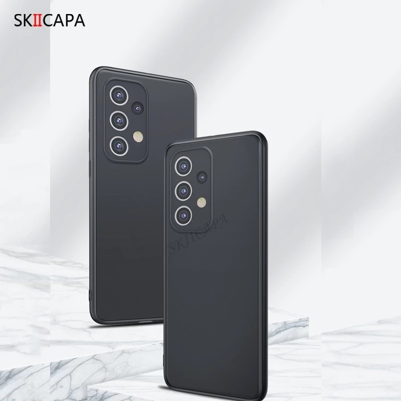 MATTE CASE SAMSUNG A32 MATTE CASE PREMIUM PROTECTION CAMERA - CPC HITAM