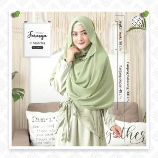 FARASYA KHIMAR MATCHA || Hijab Original by Falova