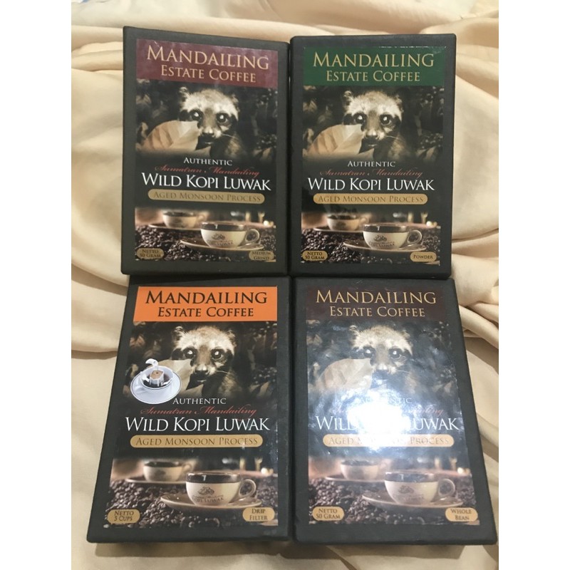 

Mandailing estate coffe pure wild coffe authentic certified original