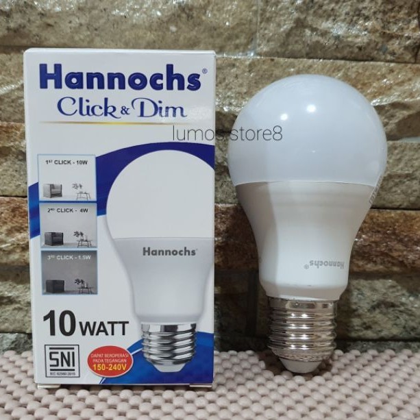 Lampu Hannochs CLICK &amp; DIM 10 Watt