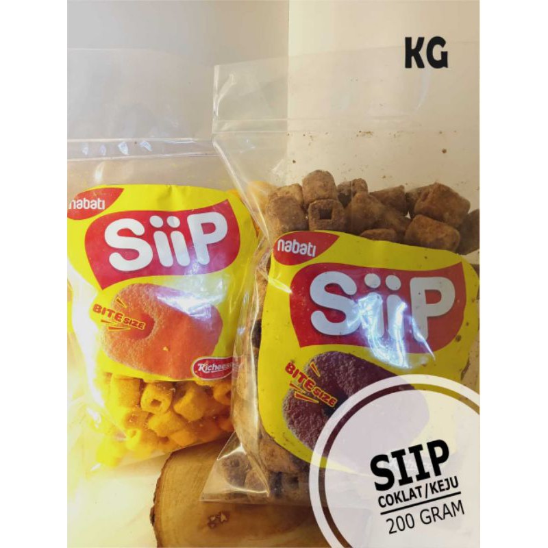 

siip coklat/keju