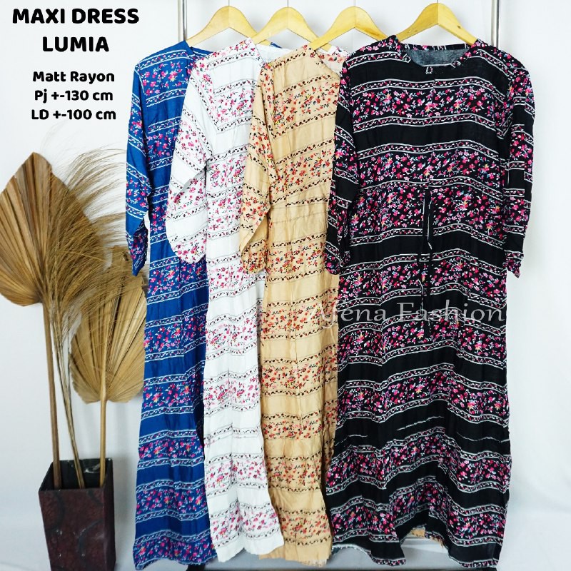 Maxy Dress Lumia Rayon Adem Busui Friendly