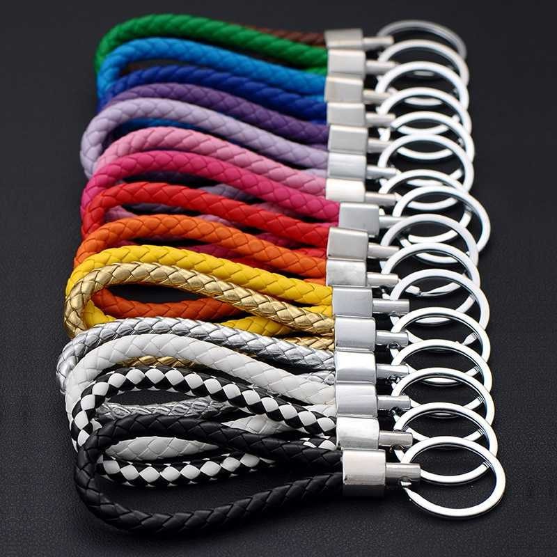 Gantungan Kunci Kulit Sintetis Sintetic Leather Rope Keychain Jm Thomgear