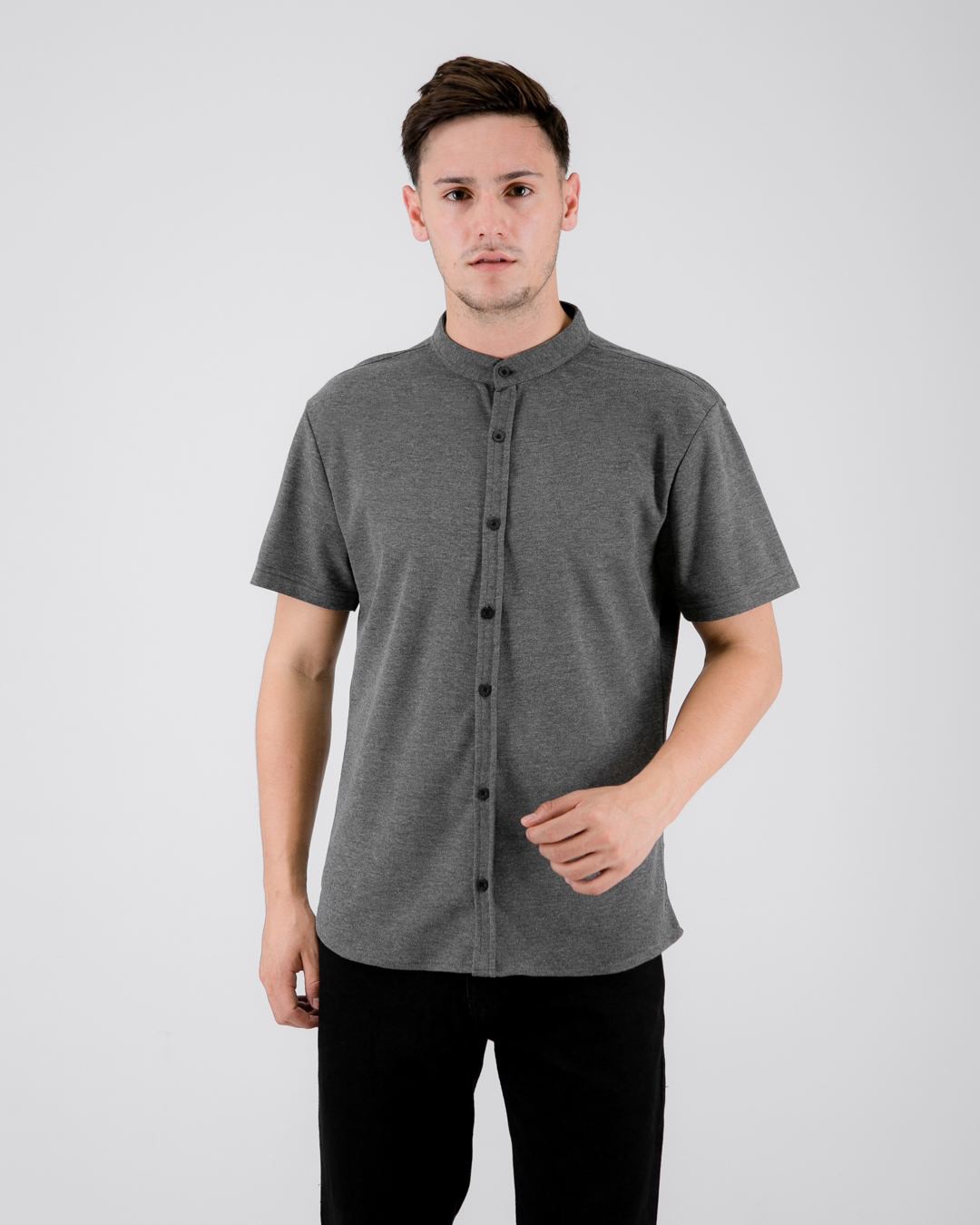 

LIVEHAF - Kemeja - Ciangi V2 SS Dark Gray