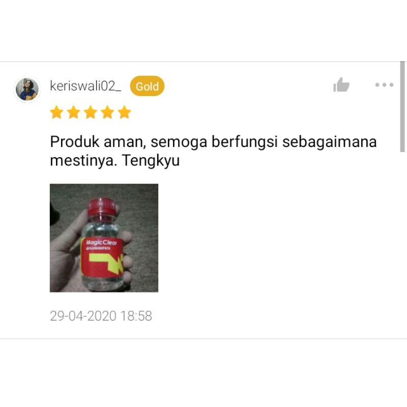 Magic clear atau soft remover penghilang noda sepatu