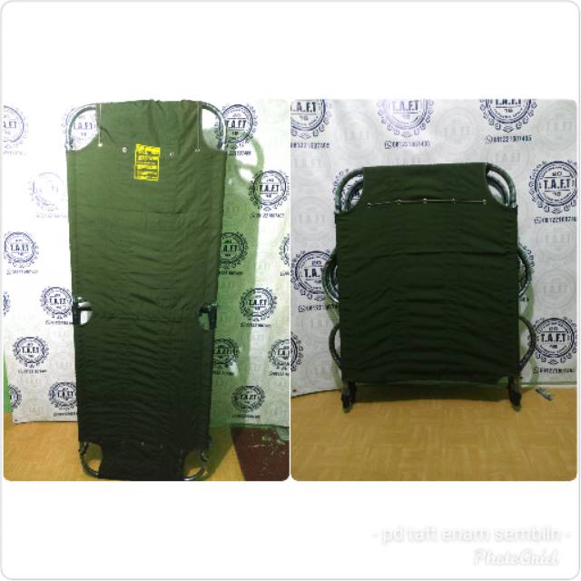 Velbed besi lipat 2 - Velbed camping outdoor - kasur velbed