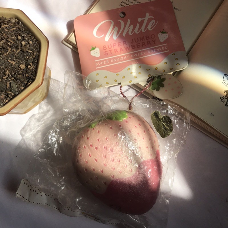 ORIGINAL PuniMaru Squishy Jumbo Strawberry (PRELOVED)