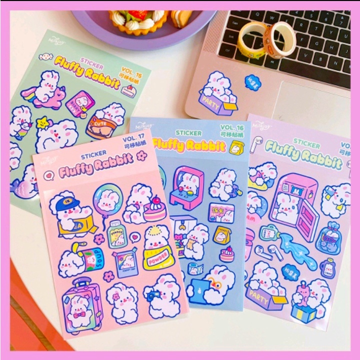 

Stiker kelinci | Stiker DIY | Sticker | Stiker