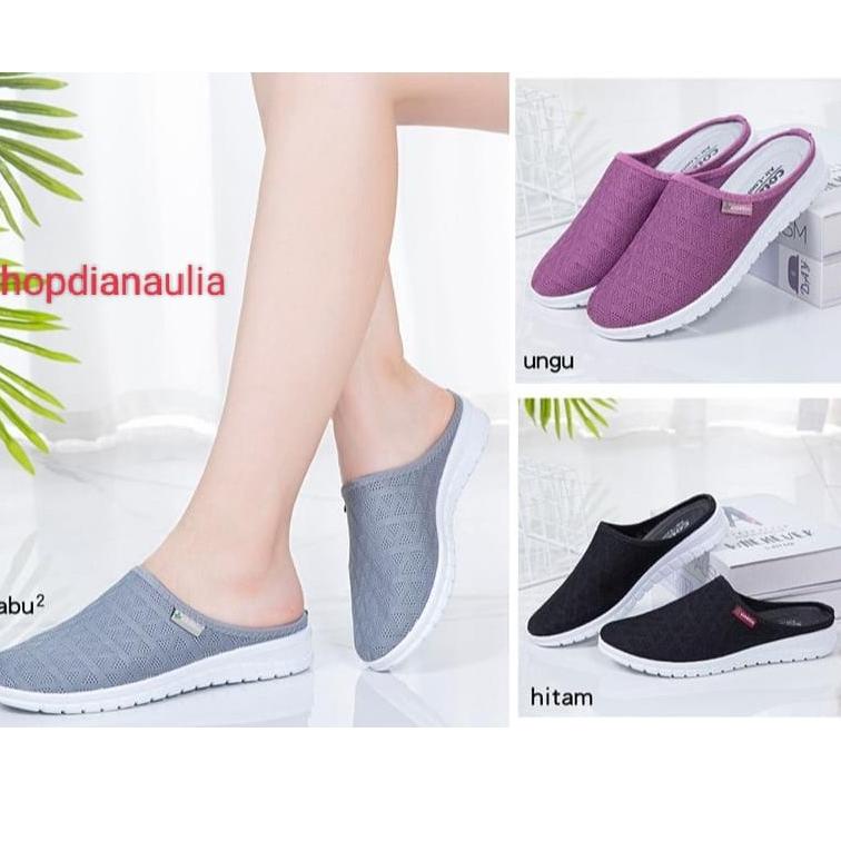 P64Q Sandal Sepatu Bustong Wanita Merk Collin Original Import Cina TX60 37/41 - Sepatu untuk wanita 
