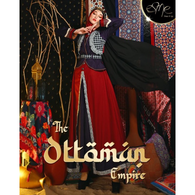 E-080207 / ESME The Ottoman Empire / Casual Dress / Gamis Branded / Moslem Wear / Gamis Wanita / Hol