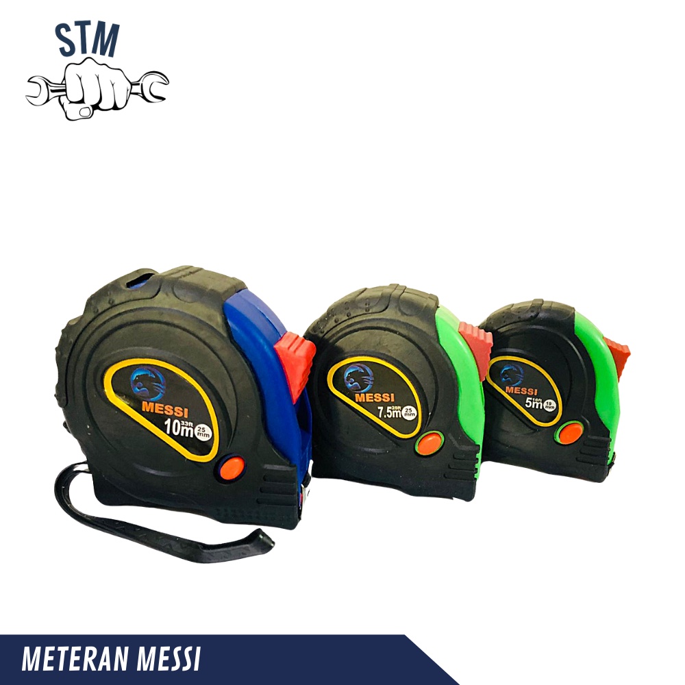 Meteran karet messi / measure tape messi / meteran tukang warna