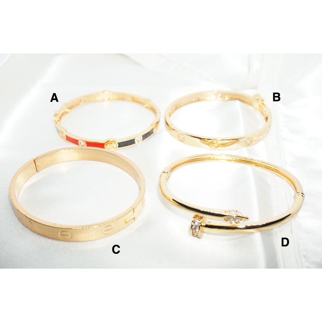  Gelang  Bangle  Lapis Emas Xuping Yaxiya Warna Cantik Manis 