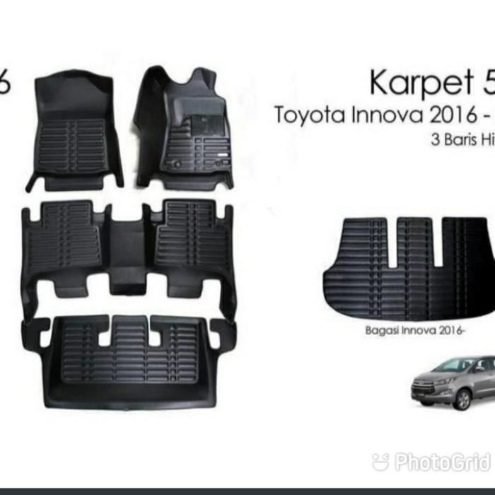 [seat organizer] karpet 5D premium Inova reborn 2016-2019 manual