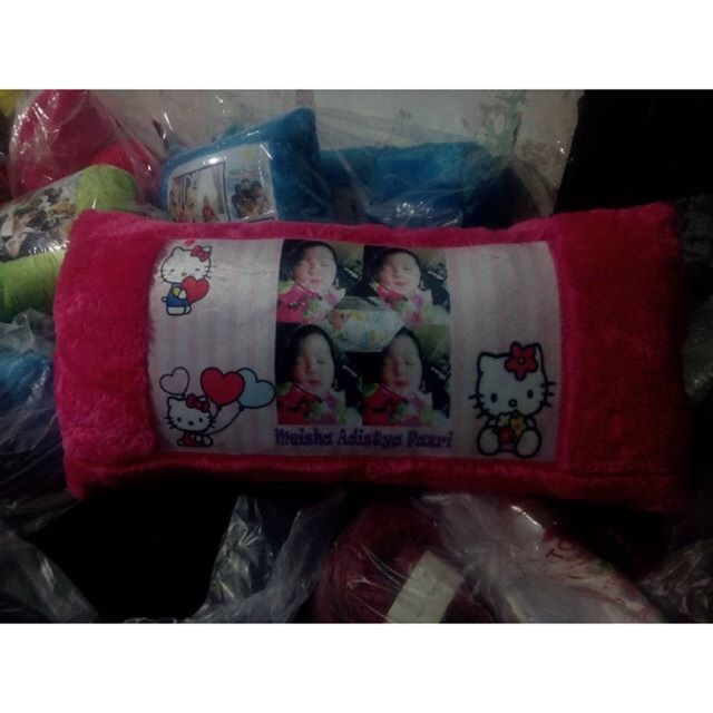 Bizzarpillow  Bantal Foto Custom Bulu Rasfur 40x90 cm BZ018