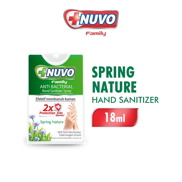 Nuvo Hand Sanitizer Spray Spring Nature 18 ml