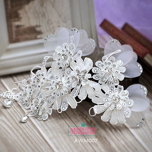 [READY STOCK] HEADPIECE PENGANTIN AKSESORIS WEDDING HIASAN RAMBUT HAIRBAND AWM007