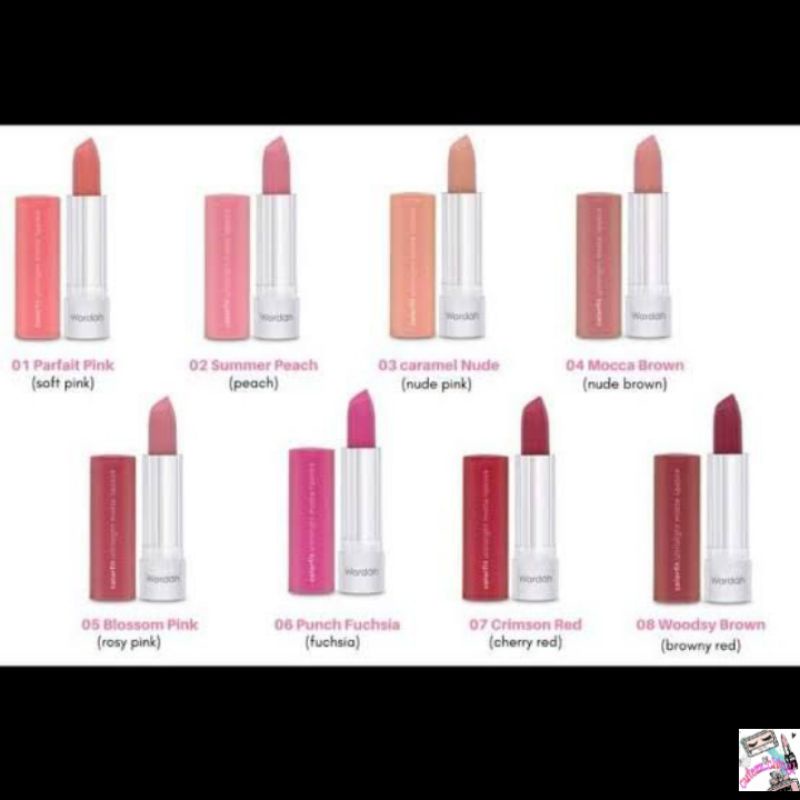 ☃Cutezz_Ching1☃Wardah Colorfit Ultralight Matte Lipstick