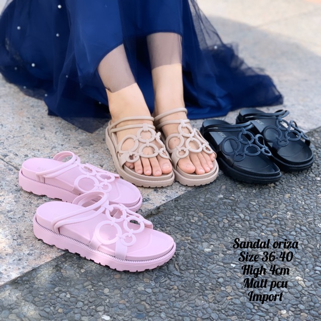 SANDAL ORIZA TWO IN ONE / SIZE 36-40 IMPORT BISA COD