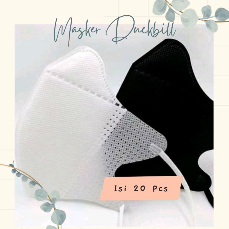 Masker Duckbill Disposable 3Ply Earloop Isi 20