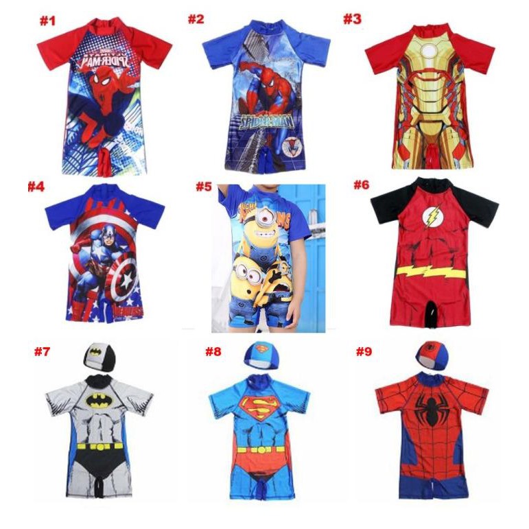 Baju Renang Anak Laki COWOK Pakaian Renang Swimsuit Swimwear