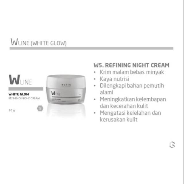 BSKIN W LINE W5 NIGHT CREAM (50g)
