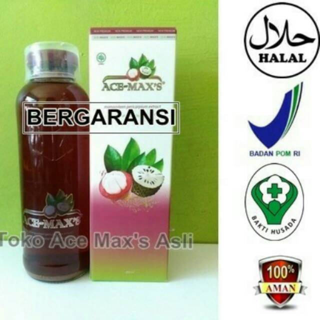 Jus kulit manggis & daun sirsak "Ace max's"