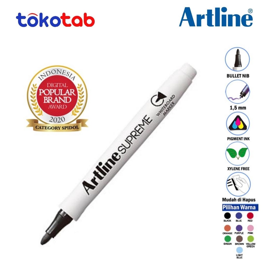 

Tokotab - Spidol Marker ARTLINE Supreme Whiteboard EPF-507