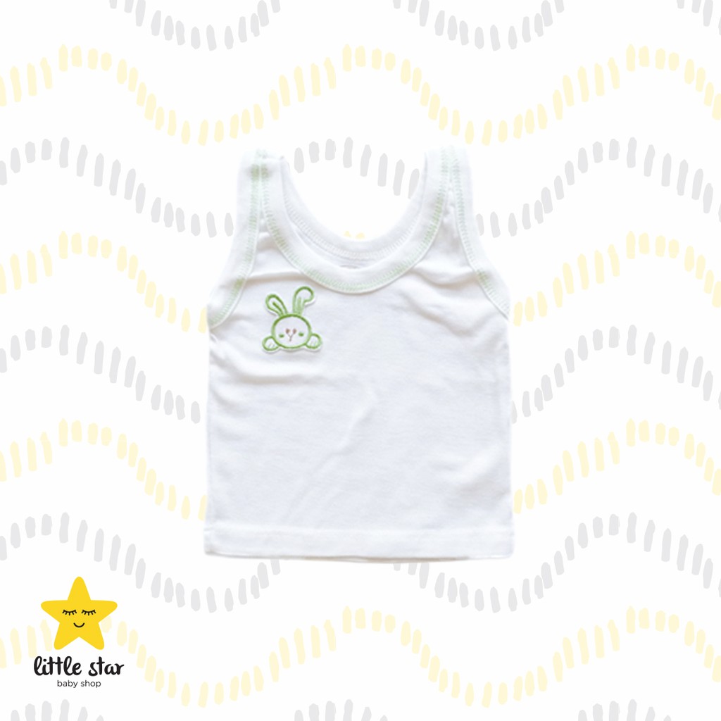 ISI 3 PCS Ling Ling Singlet Anak | Kaos Dalam Kutungan Bayi Cewek Cowok Newborn