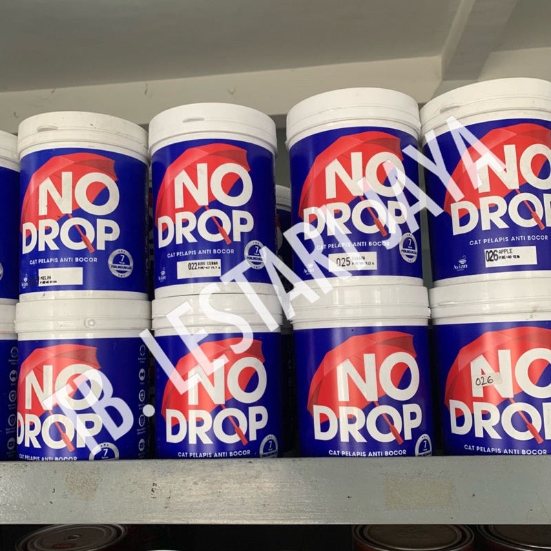 No Drop cat pelapis anti bocor / cat eksterior / cat tembok luar / cat waterproof anti air 1KG