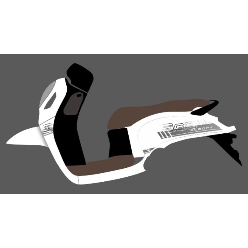 STRIPING STICKER SCOPY NEW 2021 TRANSPARAN SIMPLE