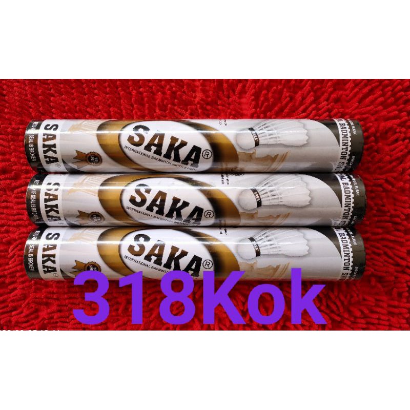 Shuttlecock SAKA HITAM Kok Badminton Original