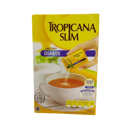 

Tropicana Slim Sweetener Diabtx 100 sch 200 gr