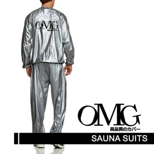 Baju Sauna Suit OMG Jaket Celana Olah Raga Pria Wanita Best Quality  Termurah