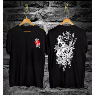 Kaos Pria Baju Kaos Desain Samurai Kaos Distro Terbaru Samurai Jepang Kaos Hitam Polos Pria T Shirt Shopee Indonesia