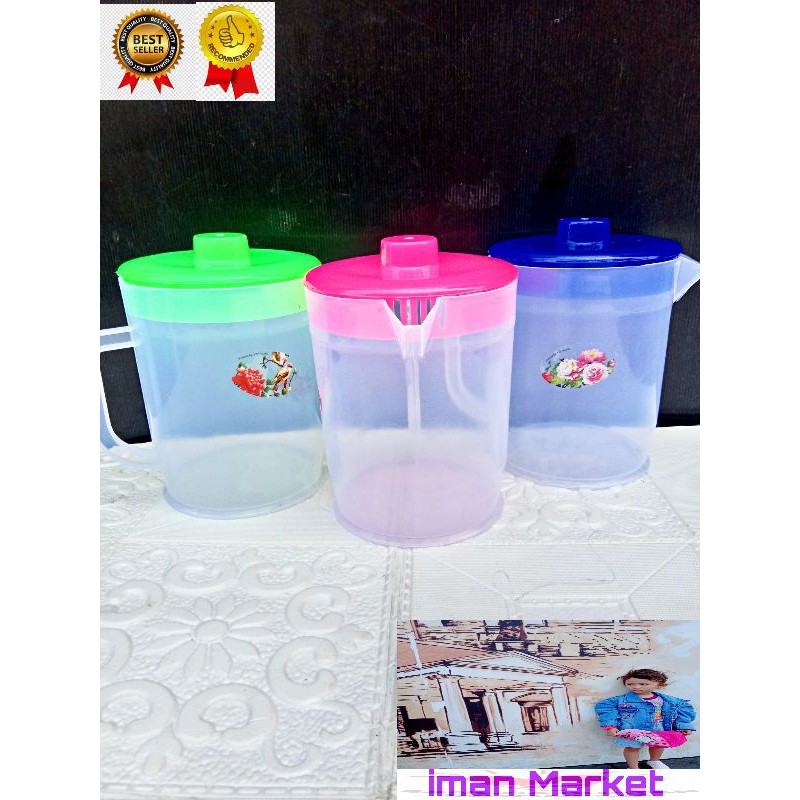 Teko air 1,2dan 1,5 liter murah / teko air plastik murah / teko air kecil plastik