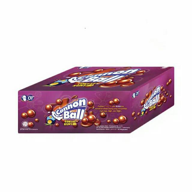 

Cannon ball 1 Pak isi 24 Bungkus