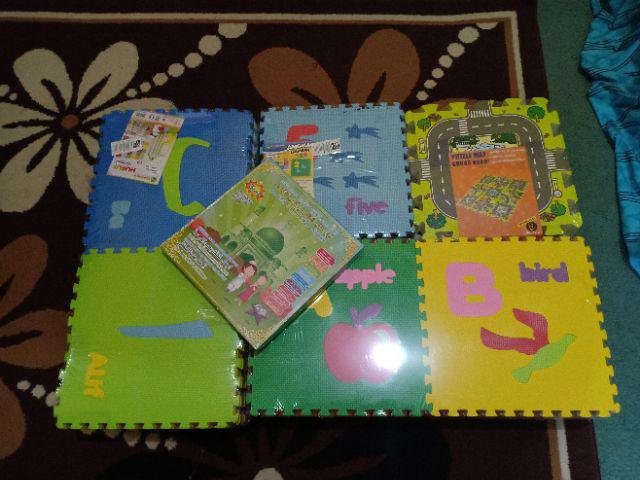 Evamat 30x30 Cm Huruf Arab - Huruf Hijaiyyah Isi 30 Pcs/set