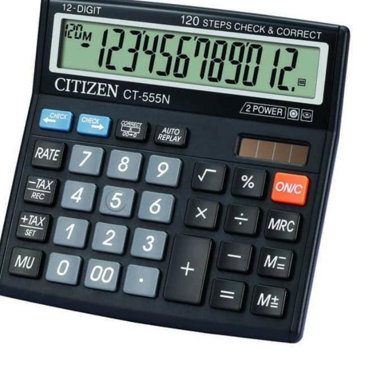 

Sudah READY - kalkulator 12 digit citizen ct555n Calculator ct 555n 12digit