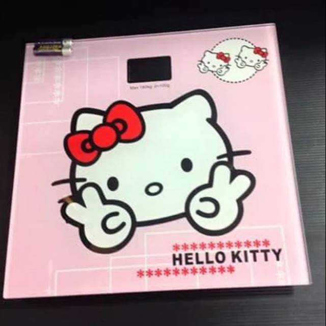 EM Timbangan Badan digital motif Hello Kitty