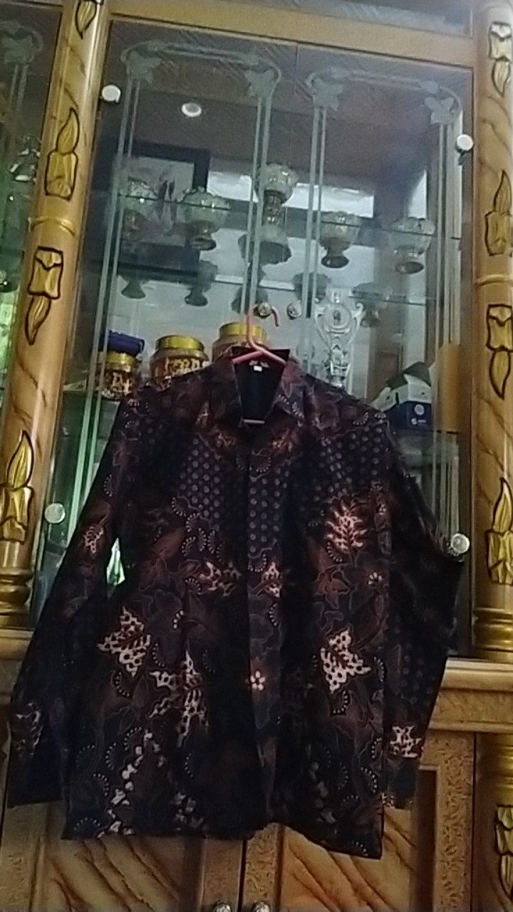 Perwira Kemeja Batik Pria Full Furing Katun Primisima Batik Solo Batik Pria Eksklusif Modern