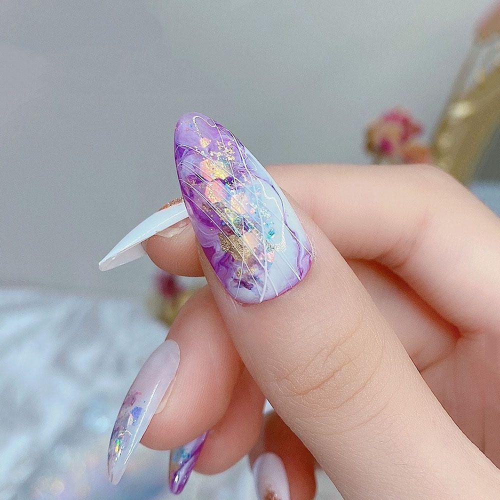 Agustina Nail Art Sequin Shiny Candy Paper Fragments Cellophane Dekorasi Nail Art DIY